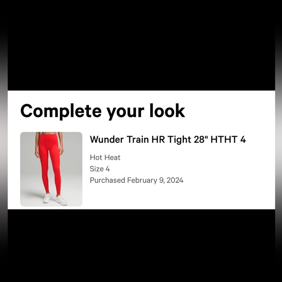 Lululemon size 4 leggings - Picture 3 of 3